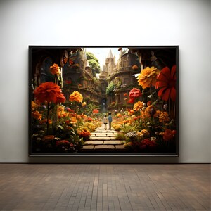 Big City premium poster on matte paper - decoration wall gift idea
