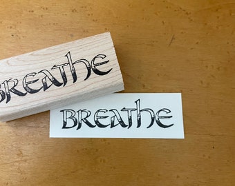 Breathe Rubber Stamp, ERA Graphics, Journaling, Scrapbooking 61