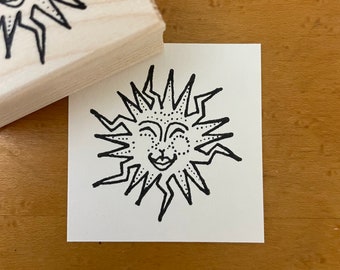 Smiling Sun Stempel 11mm - Lächelnde Sonne Stempel Für Treuekarten & DIY