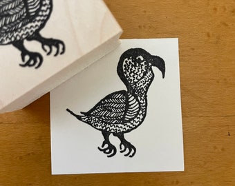 Inuit Sea Bird Rubber Stamp, Journal Scrapbooking Supply 5