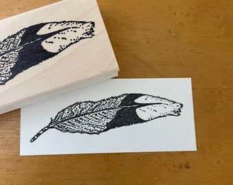 Taubenfeder Stempel, Journaling, Scrapbooking (2 7/8x3/4 inch), 35