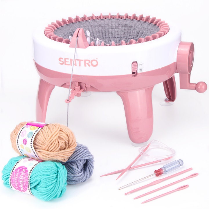 Sentro Knitting Machine With Drill Adaptor 48 Needles & 40 Needles Circular Knitting  Automatic Weaving Tool 