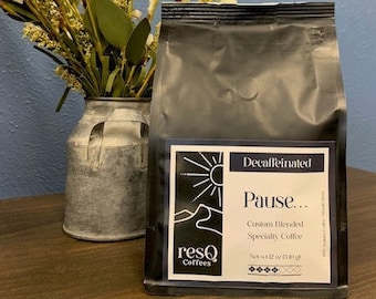 ResQ Coffees Pause ... Entkoffeinierter Medium Roast Single Origin Blend Specialty Coffee