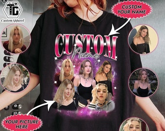 CUSTOM Girlfriend Bootleg Shirt, Shirt With Girlfriend Face,Custom Photo Vintage Shirt,Personalized Birthday Bootleg Gift,Insert Your Design
