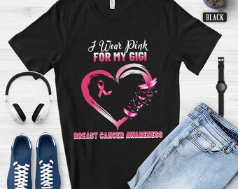 TDCustomApparel - Brustkrebs Shirt, Rosa Schmetterling Herz Kämpfer Brustkrebs T-Shirt, Schmetterling Krebs Band Shirt, Rosa Oktober Shirt