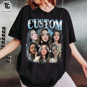 Custom Graphic Tee Custom Photo Shirt Custom Girlfriend Shirt Bojjico  Personalized Shirt Insert Your Design - AliExpress