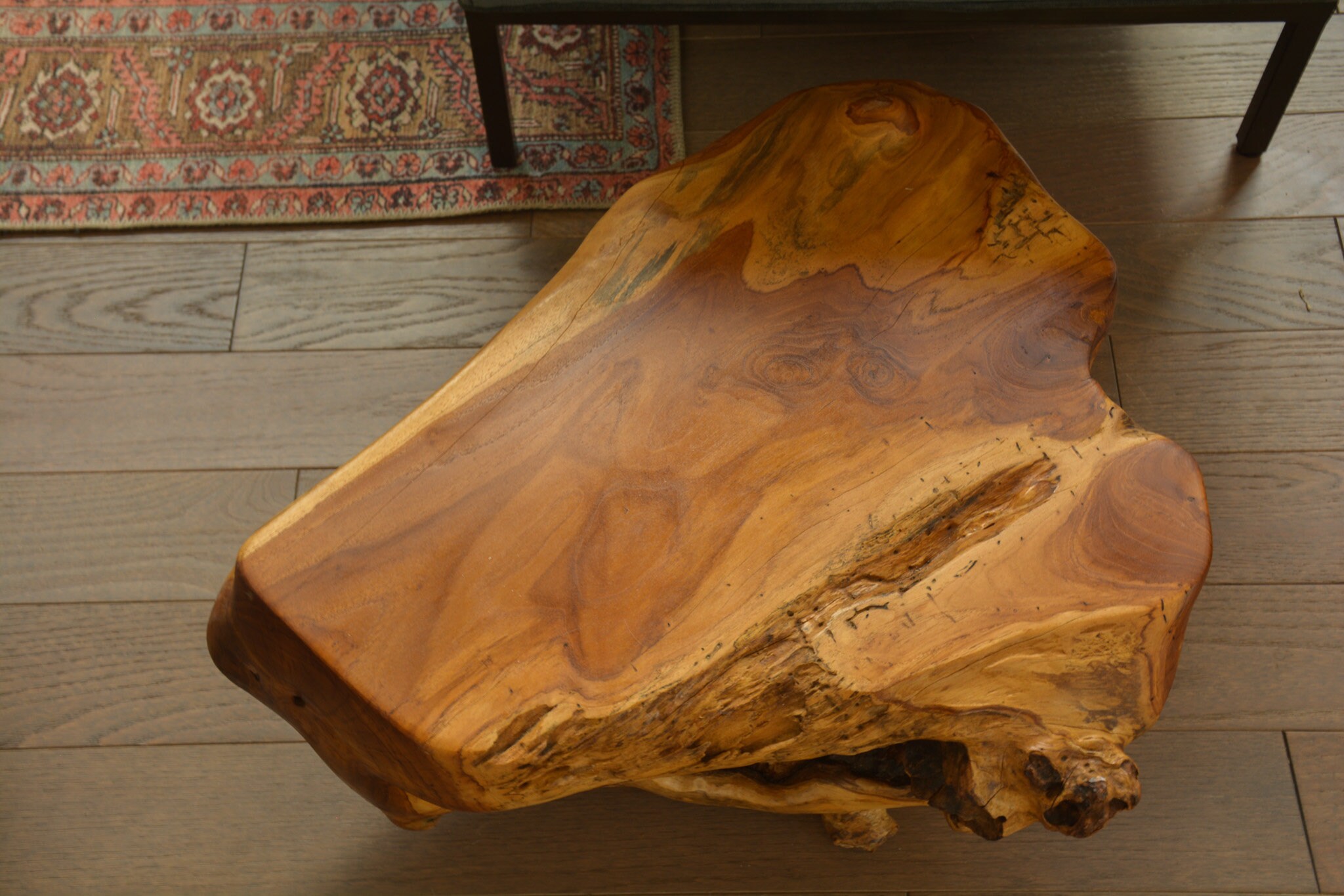 Solid Teak Root Coffee Table 25 X 28 - Etsy