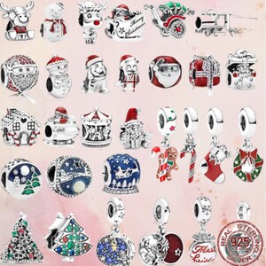 Pandora Christmas Charm Etsy New Zealand