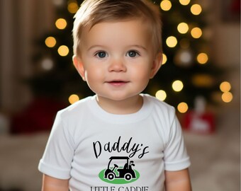 Daddy's Little Caddie Baby Onesie®: Golf Bodysuit