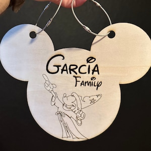 Character Stroller Name Tag