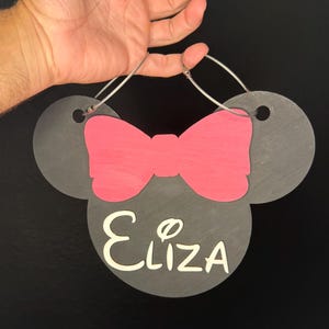 Étiquette de nom de poussette de caractère