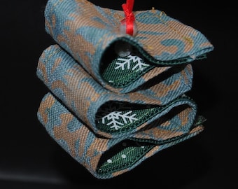 Fortuny Ribbon Candy geformte Weihnachtsverzierung