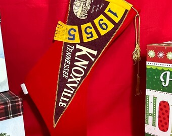 Vintage Knoxville Pennant Weihnachtsstrumpf - Souvenir Edition