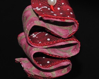 Fortuny Ribbon Candy geformte Weihnachtsverzierung