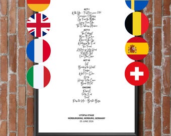 Liste des concerts de Linkin Park Europe Tour - Disponible pour n'importe quel concert - y compris la précommande