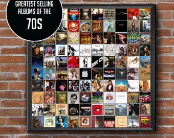 100 Greatest Albums of the 1970s Poster