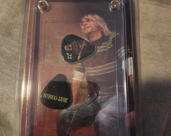 Nirvana Kurt Cobain Collectible Guitar Pick Set DO Not Buy Saved for a