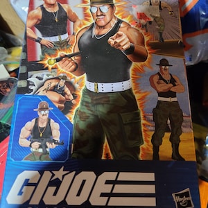 超レア品　GI★JOE版　WWE　サージャント・スローター　未開封品 最適な材料 超レア品 GI☆JOE版 未開封品 サージャント