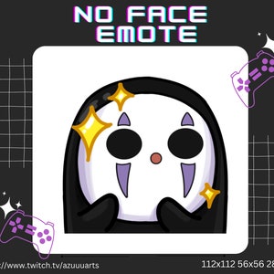 No face twitch, discord, youtube , kick emote