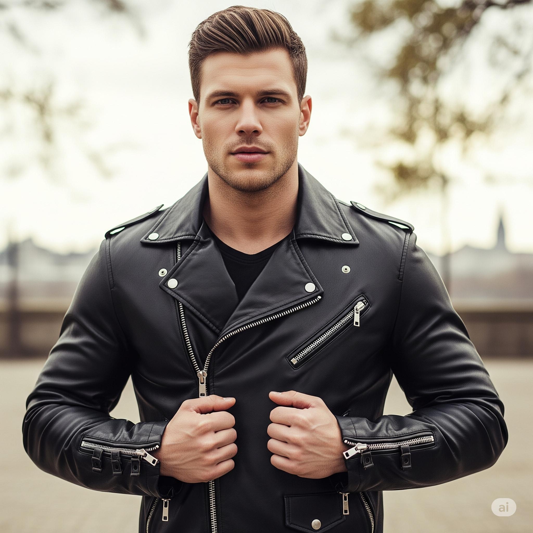 Fh Lederjacke Terminator Leather Jacket