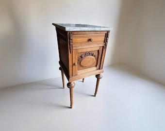 Antique French bedside table | in exquisite condition!