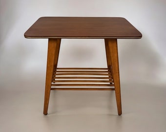 Bring Mid-Century Modern Charm to Your Home with this Stunning Teak Coffee Table/ Side Table