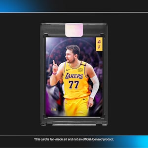 Luka Doncic - Carte Lakers en édition limitée (sur 10)
