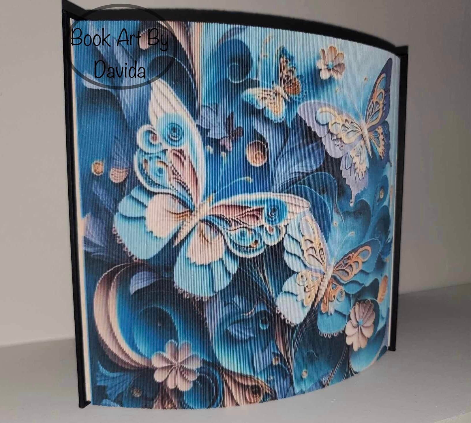 3D Butterflies Photo Edge Pattern (book Art) - Etsy