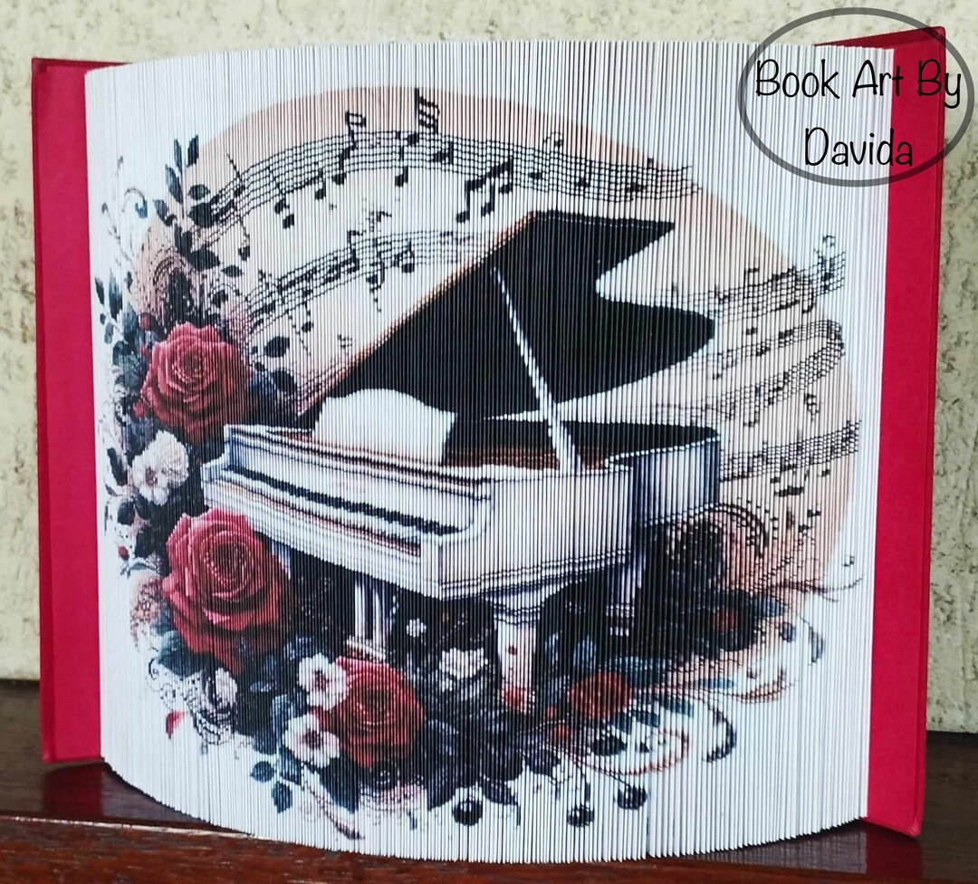 Piano and Sheet Music Photo Edge Book - Etsy