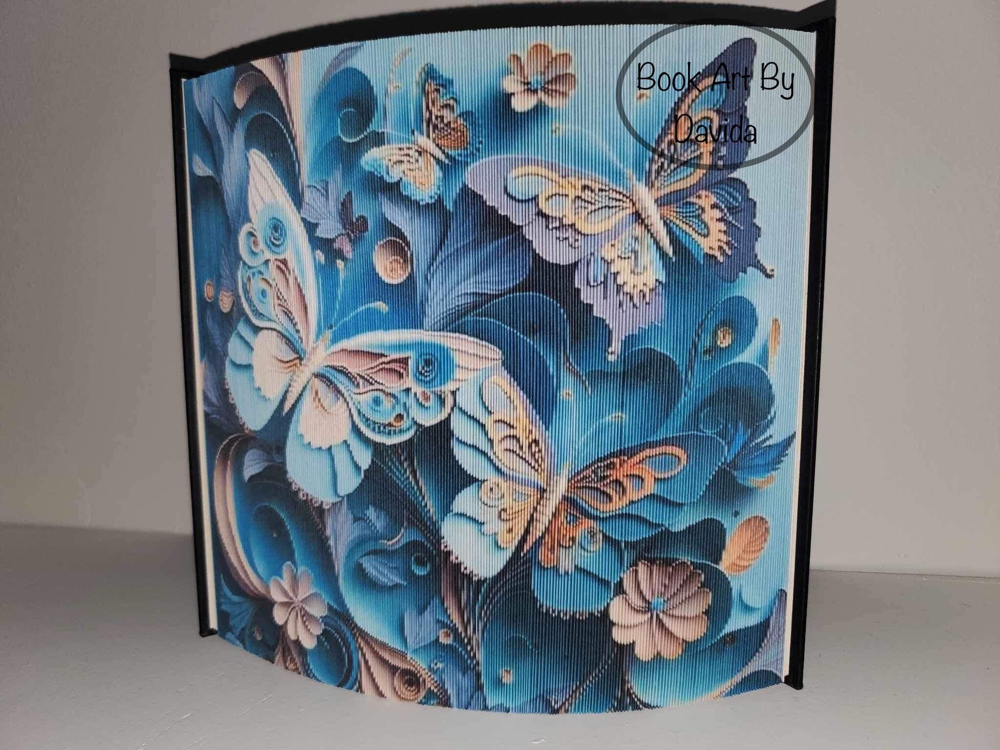 3D Butterflies Photo Edge Pattern (book Art) - Etsy