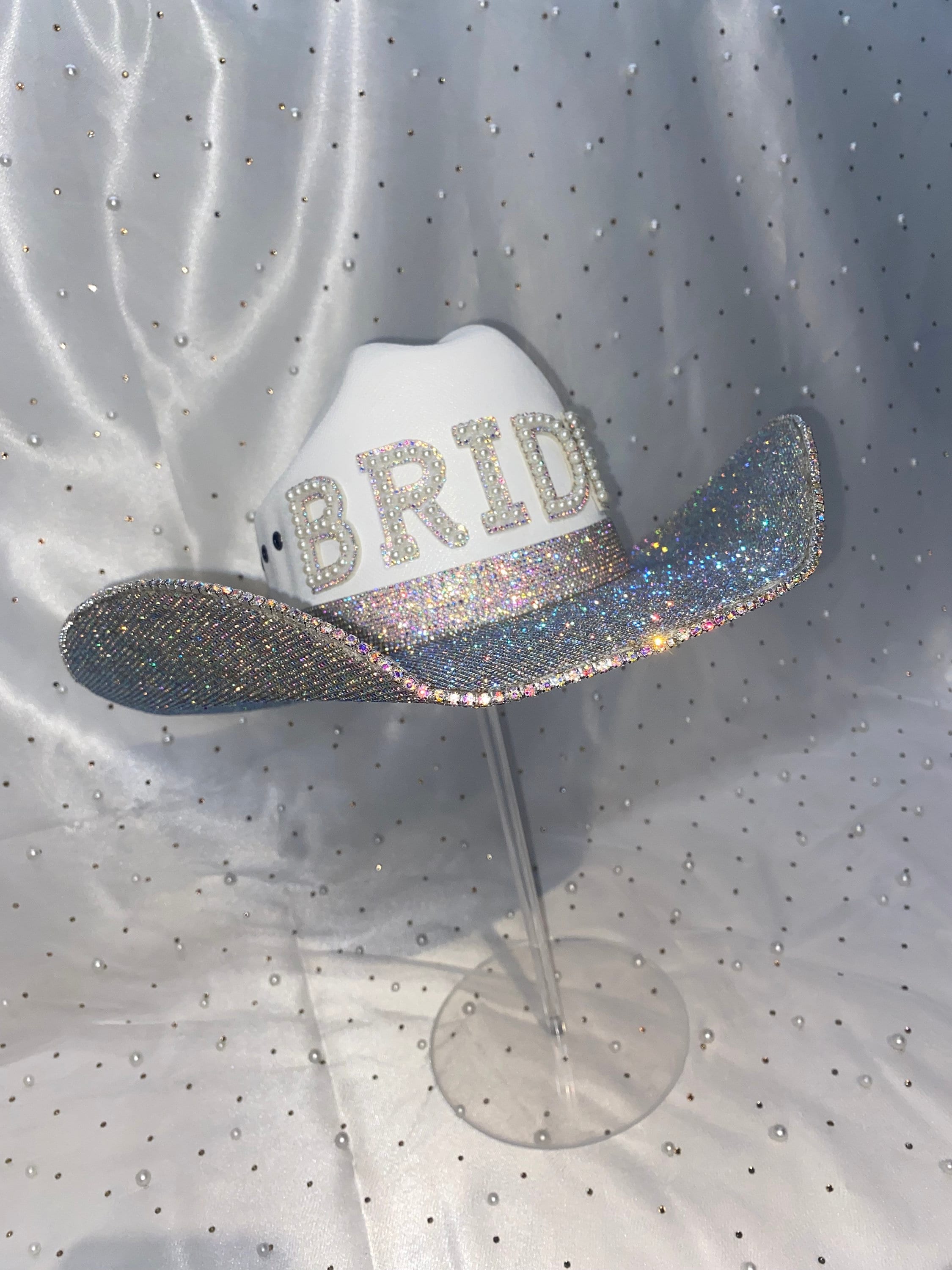 4763 Sparkly Rhinestone Cowboy Hat For Women - Glitter Western Cowgirl Hats Glitter Cowboy Hat - Etsy main image 2