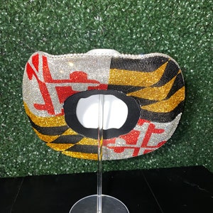 Maryland Flag Rhinestone Cowgirl Hat: Bachelorette Party Western Hat