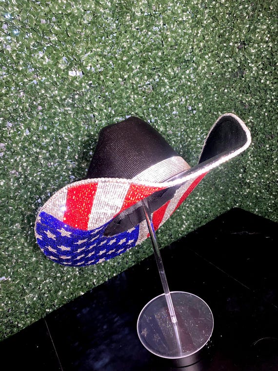 American Flag Rhinestone Cowgirl Hat: Bachelorette Party  display picture 2
