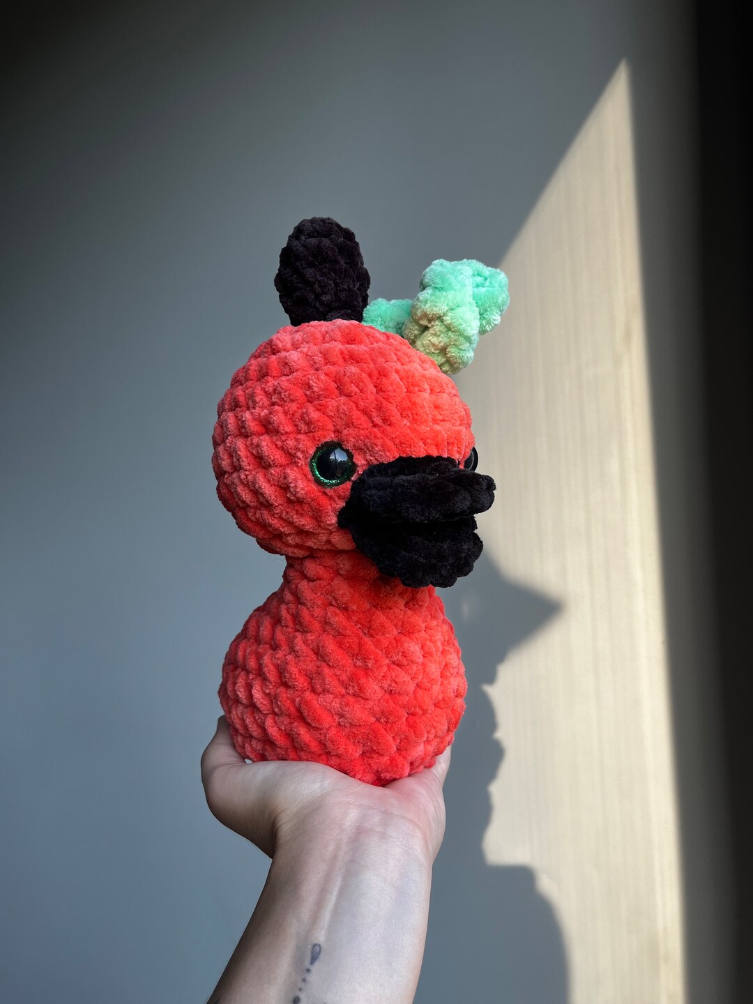 Jumbo Pumpkin Rubber Duck Plush Etsy