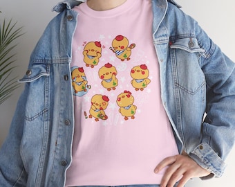 T-shirt graphique Rafayel Artsy Birb : chemise en coton Love and Deepspace