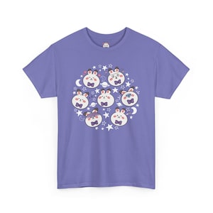 Love and Deepspace Xavier Bunbun Graphic Tee: Soft Cotton Otome Shirt Violet