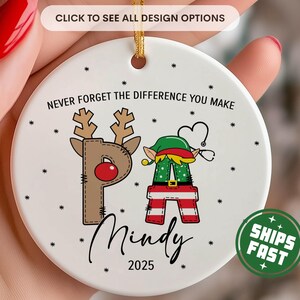 Personalized Physician Assistant Ornament, Custom PA Christmas Ornament, New PA Graduation Gift, PA First Christmas Ornament