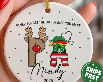 Personalized Physician Assistant Ornament, Custom PA Christmas Ornament, New PA Graduation Gift, PA First Christmas Ornament