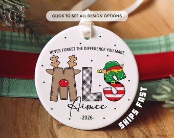 Personalized Medical Lab Specialist Ornament, Medical Laboratory Specialist Graduation Gift, First Christmas as MLS, MLS Christmas Ornament