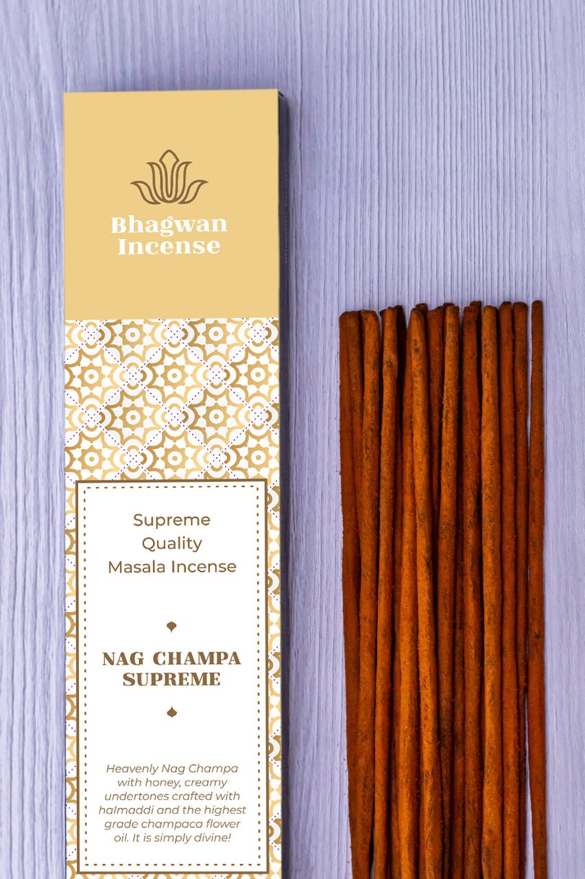 Buy Nag Champa Supreme Bhagwan Incense Luxury Indian Incense 