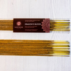 Dragon&#39;s Blood Incense Sticks - Good Incense Natural Indian Incense Unique Resinous Spicy Incense Sticks for Yoga Meditation Relaxation 15g