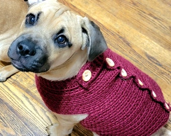 Pet Sweater with Snaps/Buttons - More colors available