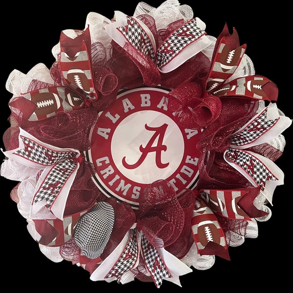 Alabama Crimson Tide Wreath Roll Tide!