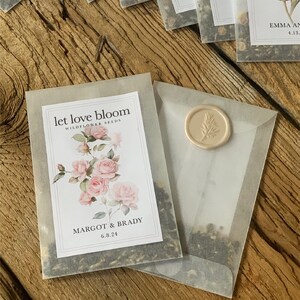 Bridal Shower Seed Favor Elegant Wedding Favor Idea Personalized Favor Wedding Favor Guests like