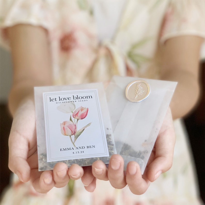 Bridal Shower Seed Favor Custom Favor Seed Packet Favor for Shower Gift Favor Elegant Wedding Favor Idea Personalized Favor for Bridal Tea Eco-friendly favor idea eco friendly bridal shower favor eco-friendly wedding favor eco-friendly seed favor eco friendly wildflower seed packet favor