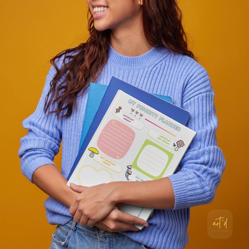 Eisenhower Matrix Printable Cute, Decisionmatrix,taskpriority ...