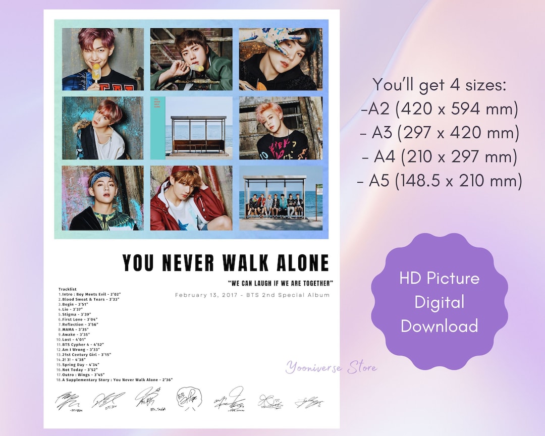 BTS You Never Walk Alone グッズ】BTS - YOU NEVER WALK ALONE