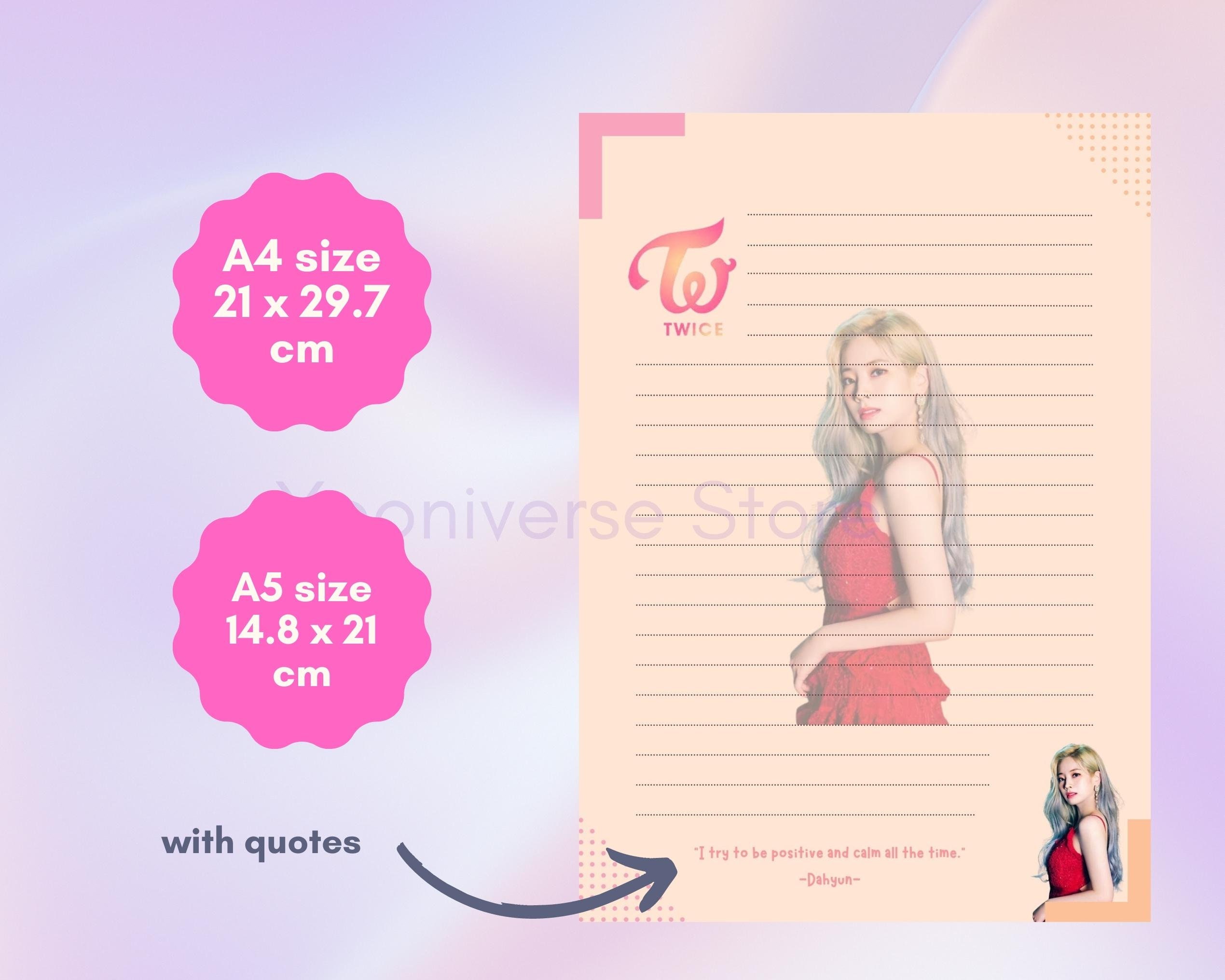 Twice All Members Printable Letter Printable Letter Paper - Etsy