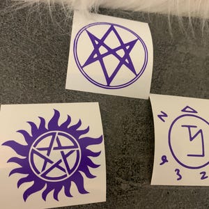 Supernatural - vinyl sticker (for Outdoor, Cars, Waterbottles, Laptops, Tablets and more)