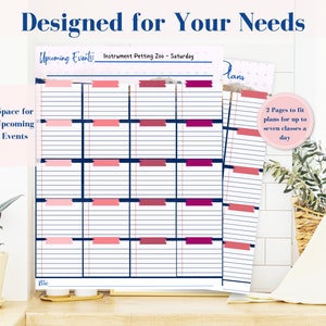 Printable Lesson Plan Book Pages for Teachers and Homeschool | Weekly ...